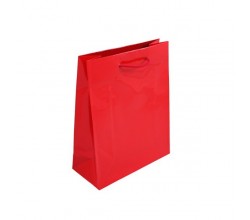 Dárková taška červená Milano 25x11x31