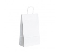 Papírová taška bílá ExtraTWIST 22x10x35