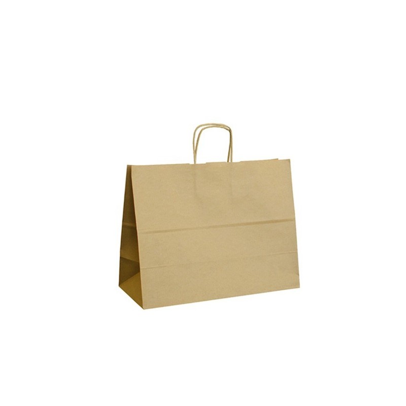 Papírová taška hnědá ExtraTWIST 35x14x26