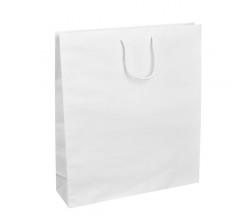 Papírová taška bílá Siena 35x10x40