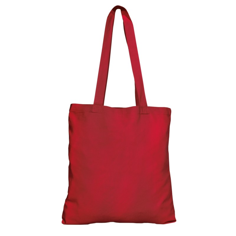 Bavlněná taška červená 135 gr - 38x42 cm