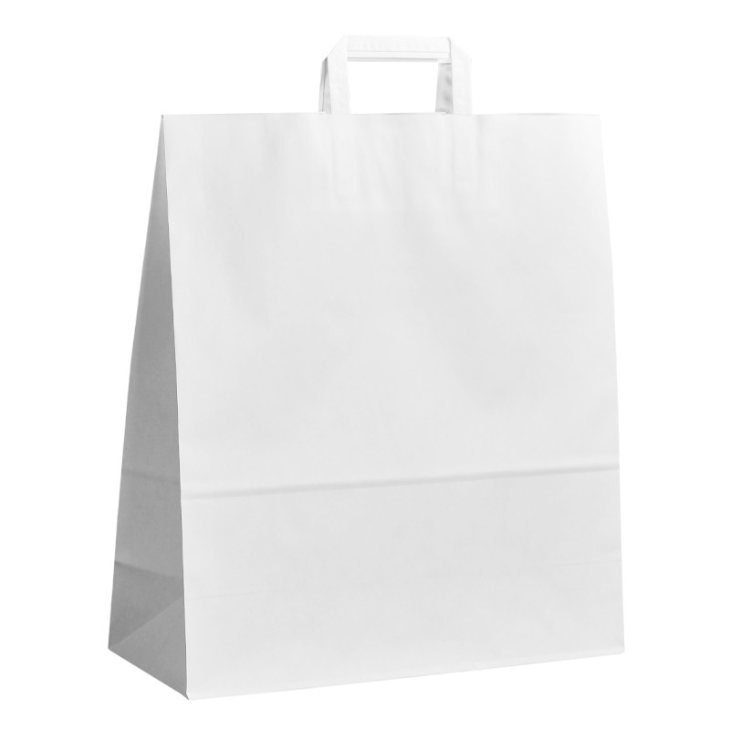 Papírová taška bílá Topcraft 40x16x45