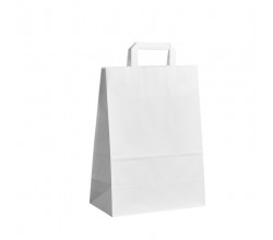 Papírová taška bílá ExtraKRAFT 26x14x36
