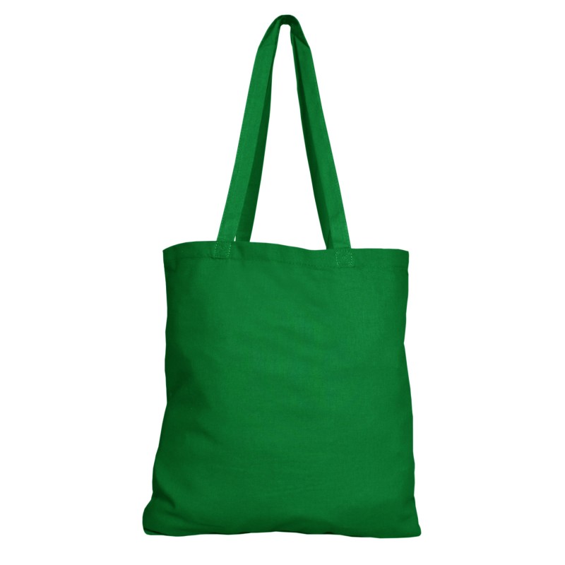 Bavlněná taška zelená 135 gr - 38x42 cm