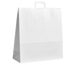 Papírová taška bílá ExtraKRAFT 45x17x48