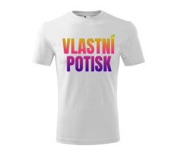 Pánské tričko MALFINI CLASSIC NEW bílé (unisex)