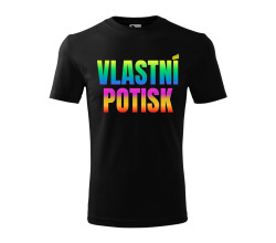 Pánské tričko MALFINI CLASSIC NEW 145g barevné (unisex) + POTISK