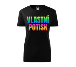 Dámské tričko MALFINI CLASSIC NEW 145g barevné + POTISK