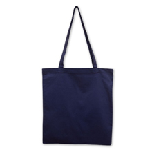 modrá bavlněná taška