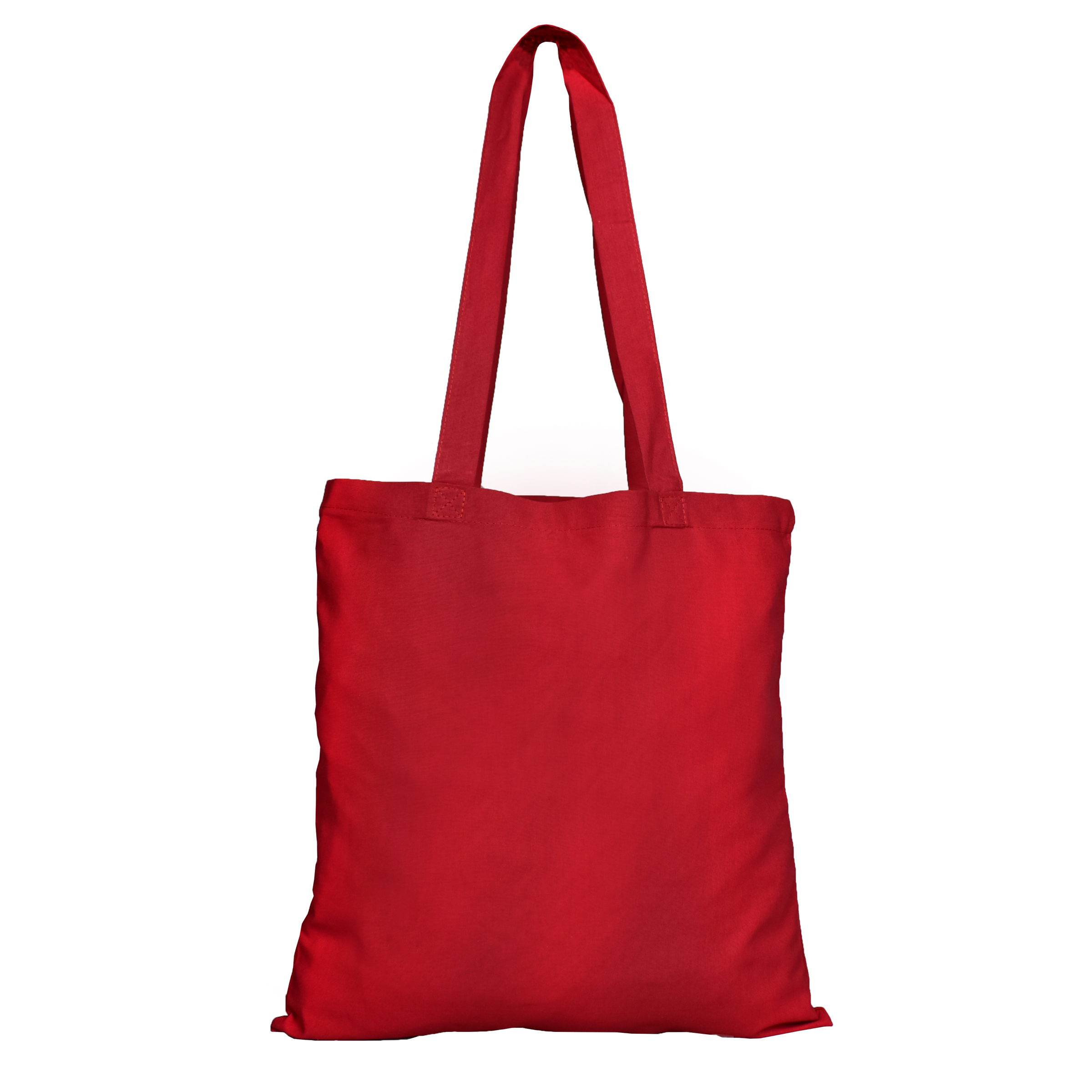 červená bavlněná taška