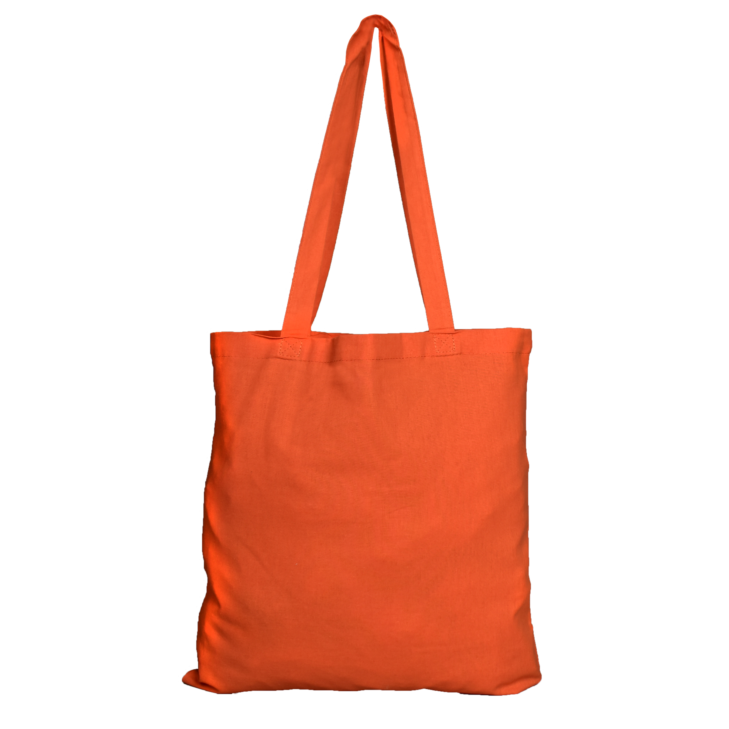 oranžová bavlněná taška